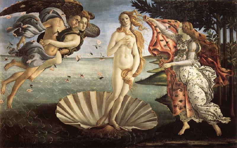 Sandro Botticelli Birth of Venus oil painting image